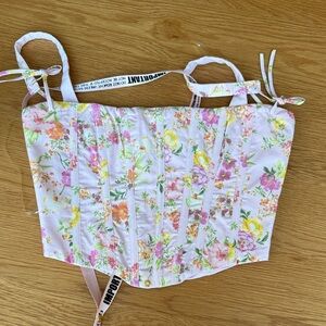 House of CB Floral Corset Top